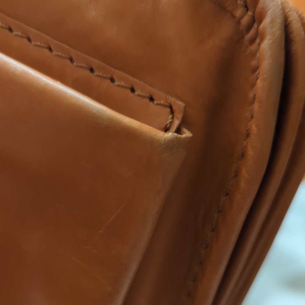 Opening Ceremony Tan Leather Satchel Bag - Picture 12 of 16